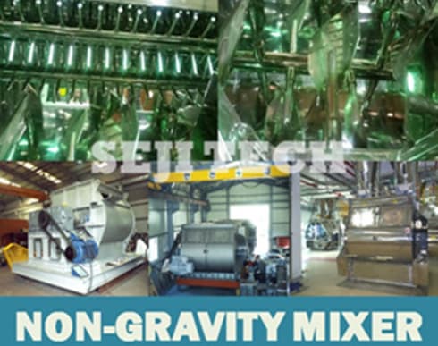 No gravity mixer for different capacity